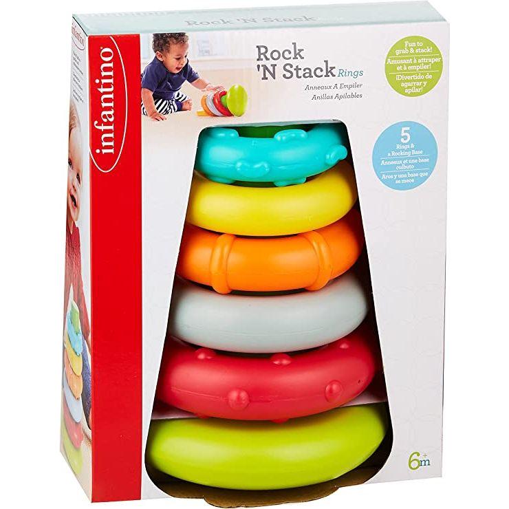 Light Gray Infantino Rock N Stack Rings PEEKABOO EXPERIENCE STORE infantino-rock-n-stack-rings-toyzoona-1.jpg
