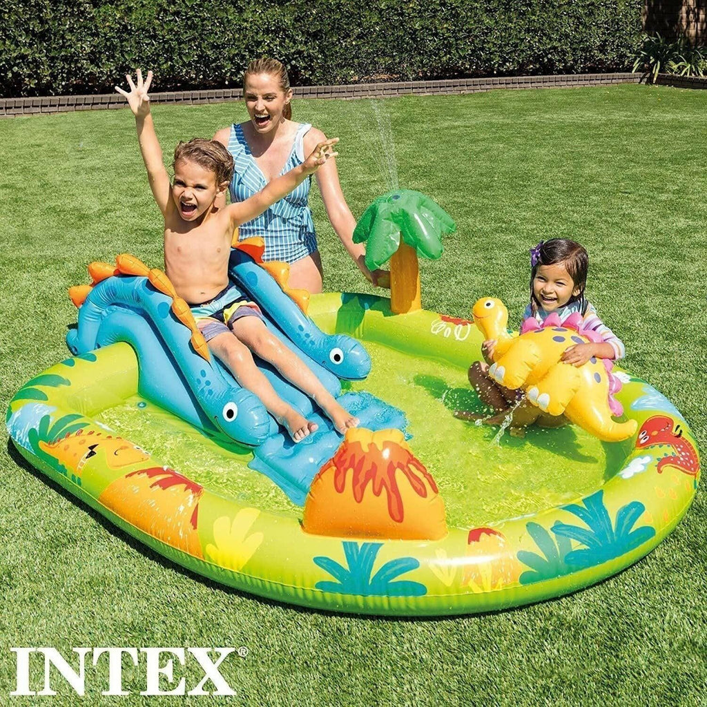 Olive Drab Intex Little Dino Play Center Multicolor PEEKABOO EXPERIENCE STORE intex-little-dino-play-center-multicolor-toyzoona-1.jpg Sports Toys & Outdoor Play