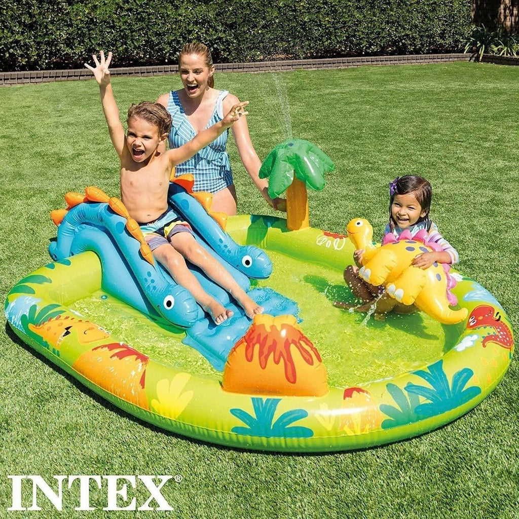 Olive Drab Intex Little Dino Play Center Multicolor PEEKABOO EXPERIENCE STORE intex-little-dino-play-center-multicolor-toyzoona-1.jpg