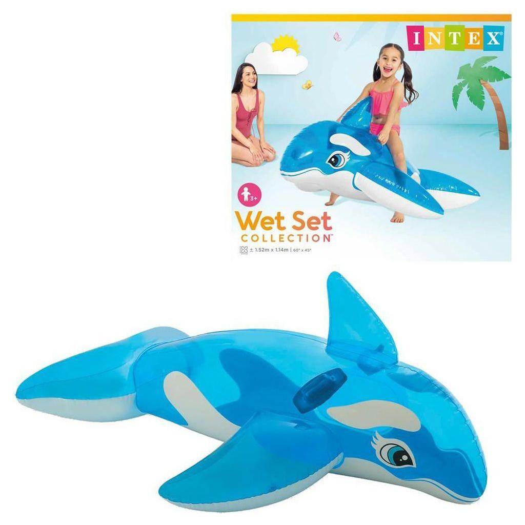 Light Gray Intex Little Whale Pool Float - Blue & White Water Toy For Children PEEKABOO EXPERIENCE STORE intex-little-whale-ride-on-blue-white-toyzoona-1.jpg Sports Toys & Outdoor Play