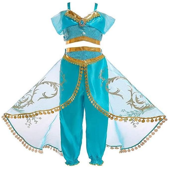 Light Sea Green Jasmine Dress Toyzoona jasmine-dress-toyzoona-1.jpg Costume, Dress Up and Apparel