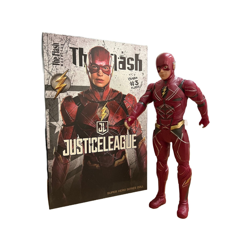 Dark Slate Gray Justice League Flash 3336 - Scarlet Speedster Hero Figure Toyzoona justice-league-flash-3336-toyzoona.jpg Action Toys