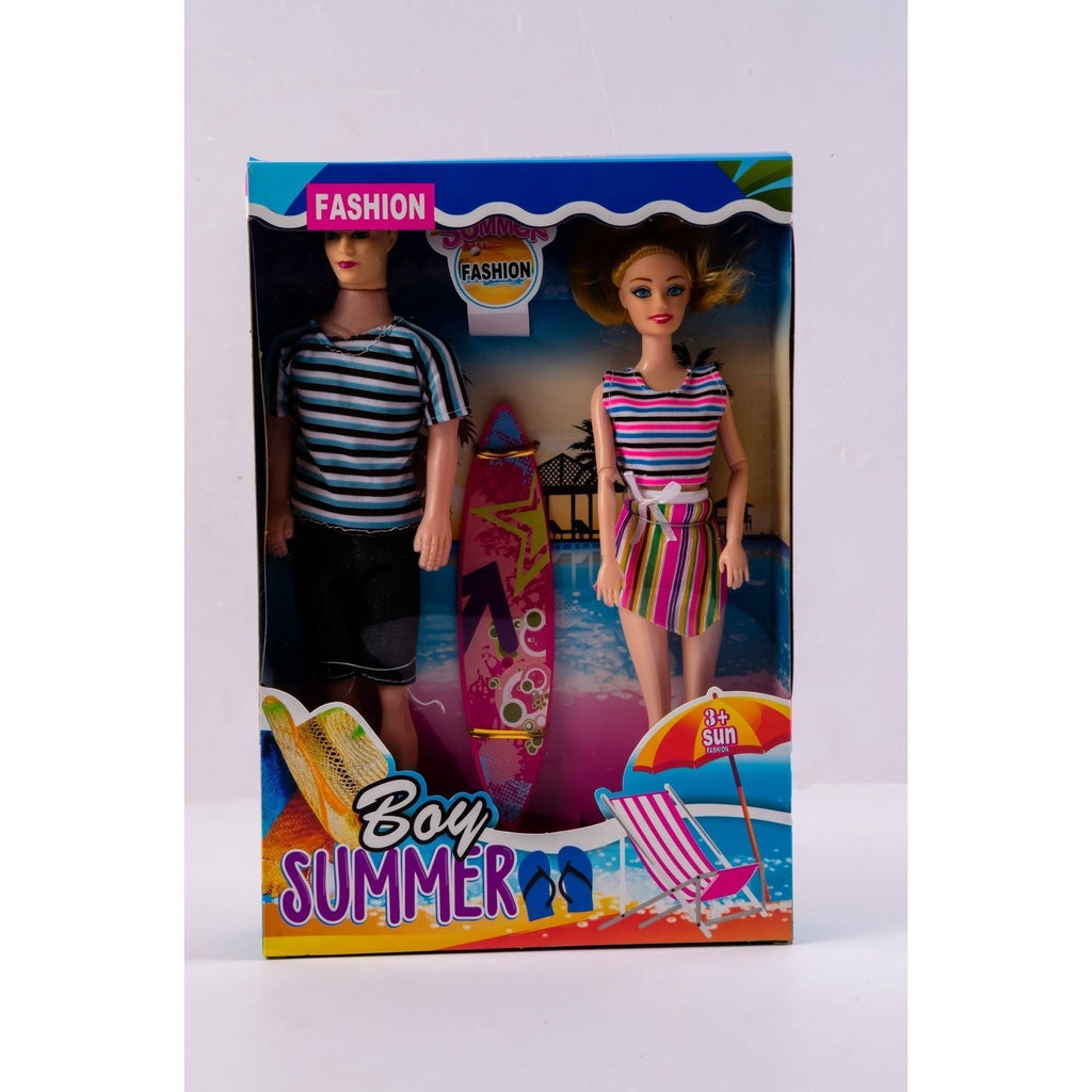Dark Slate Gray Ken And Doll Stripe Toyzoona ken-and-doll-stripe-toyzoona.jpg Dolls and Playsets