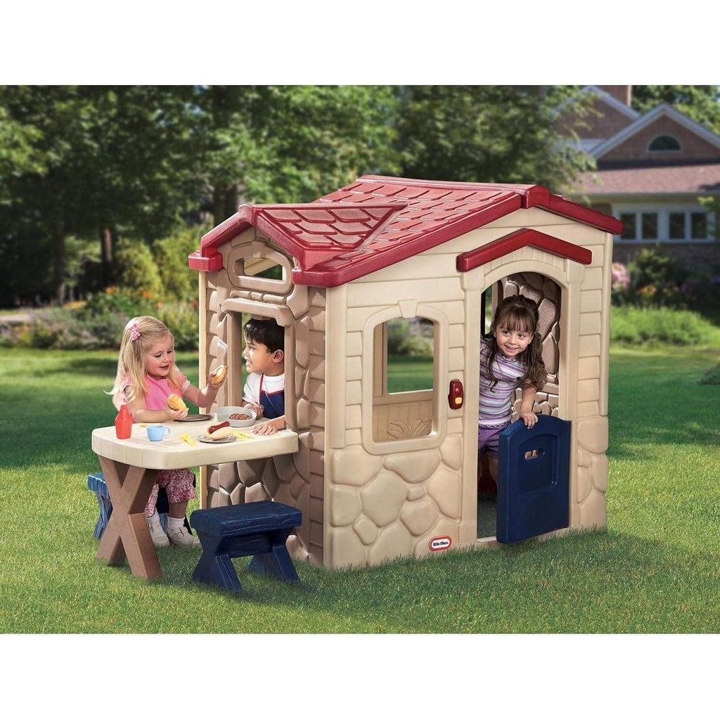 Dark Olive Green Outdoor Fun Starts with Little Tikes Patio Playhouse THE DREAM FACTORY little-tikes-patio-playhouse-toyzoona-3.jpg Pretend Play and Play Sets