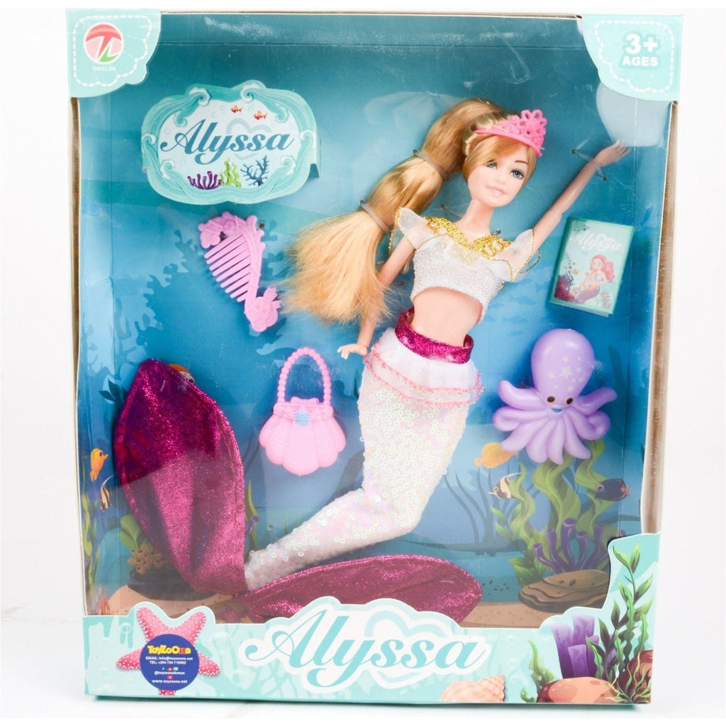 Light Gray Mermaid Alyssa HALSON ENTERPRISE mermaid-alyssa-toyzoona.jpg Dolls and Playsets