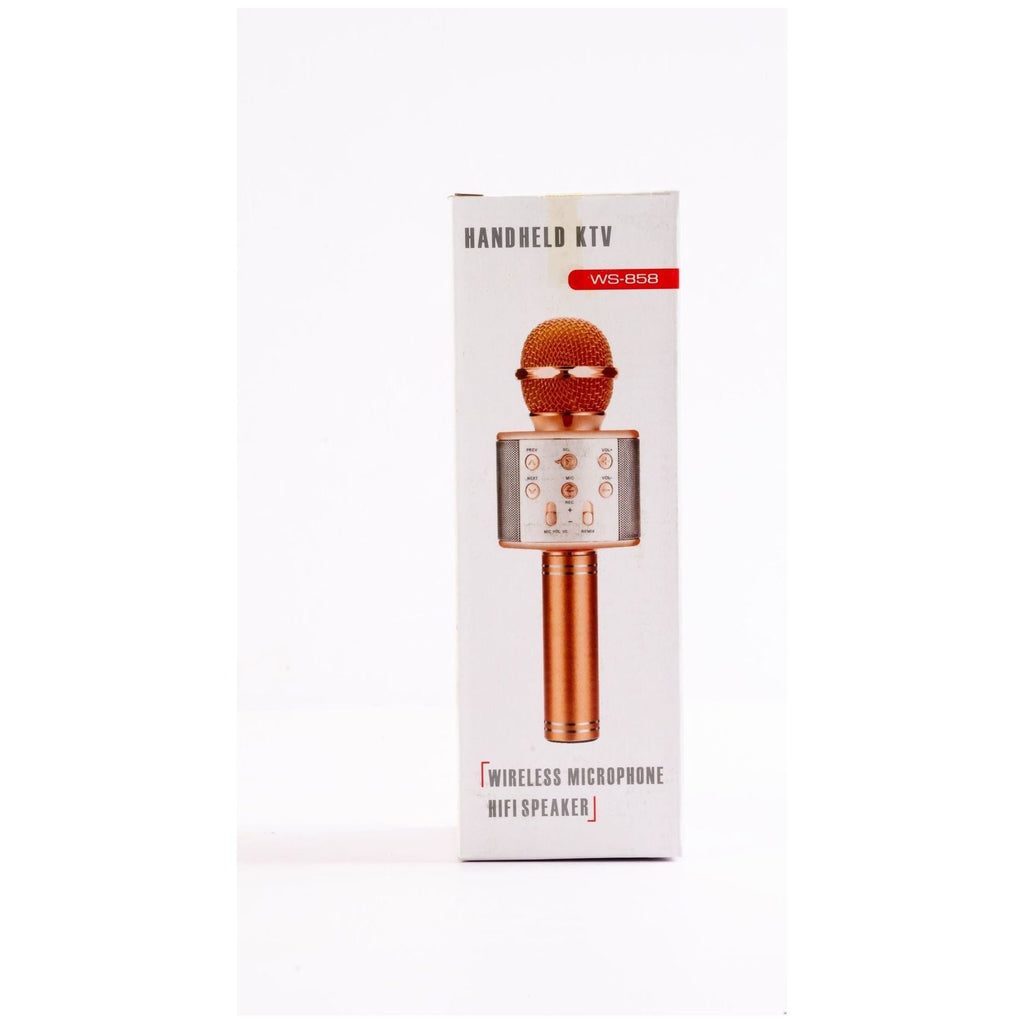White Smoke Microphone Rose Gold TOYZOONA LIMITED microphone-rose-gold-toyzoona.jpg Musical Instruments
