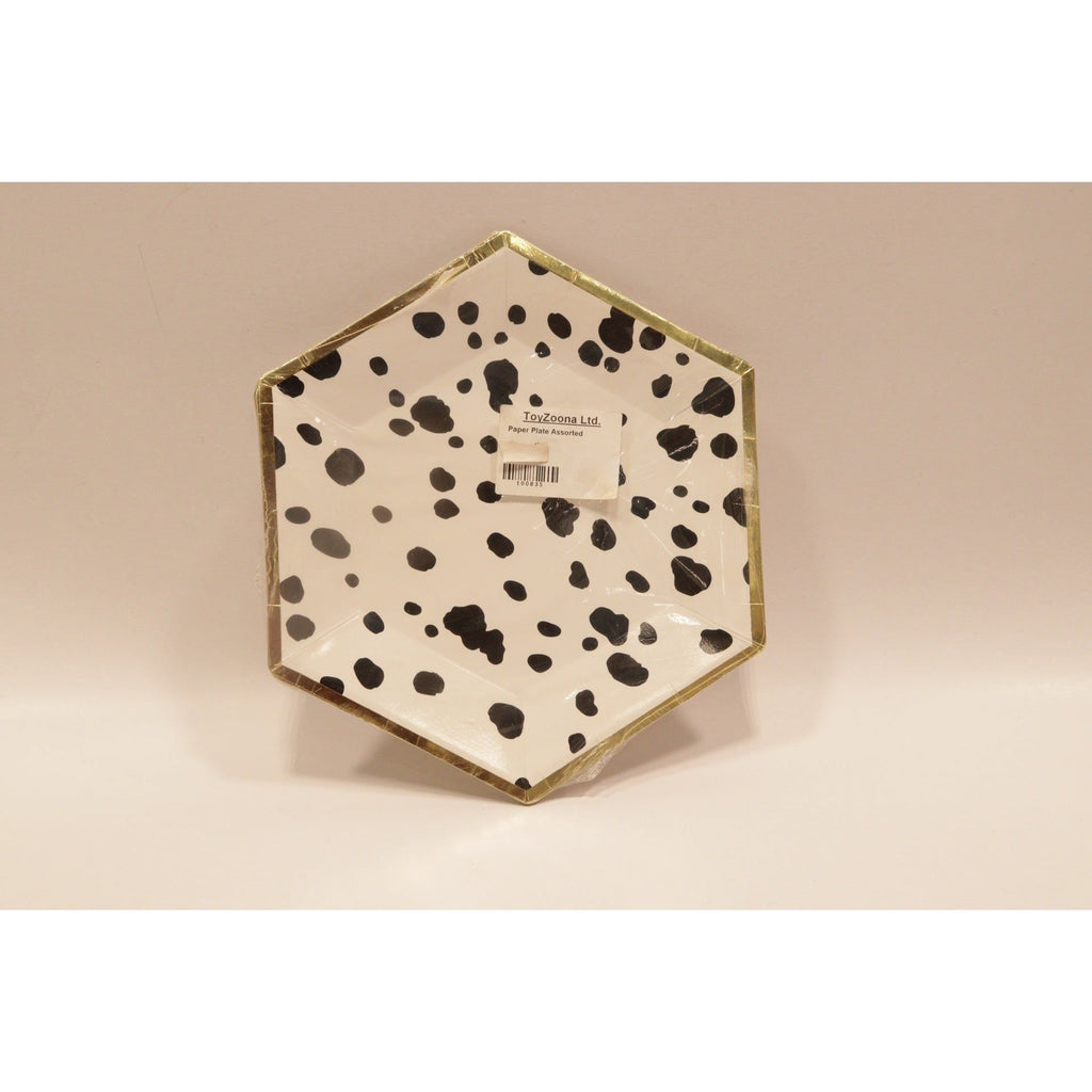 Tan Paper Plate Assorted Toyzoona paper-plate-assorted-toyzoona.jpg Gift, Party Goods & Wrapping Paper
