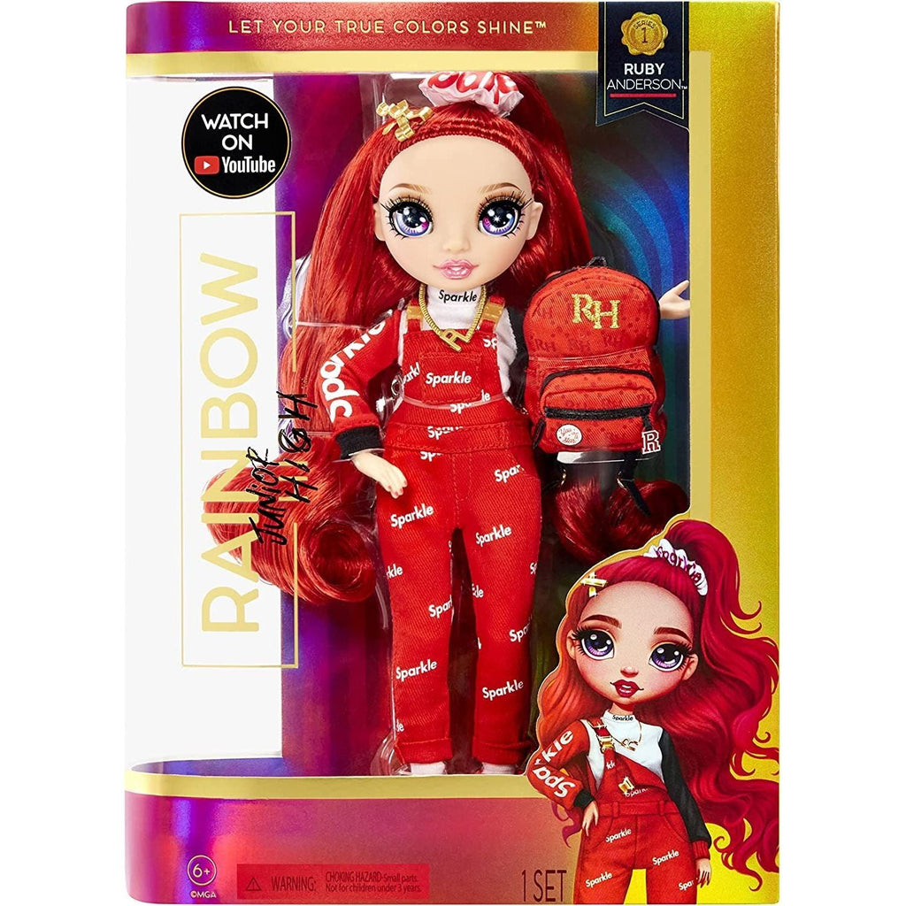 Firebrick Rainbow High Jr High S1 Ruby Anderson THE DREAM FACTORY rainbow-high-jr-high-s1-ruby-anderson-toyzoona.jpg Dolls and Playsets