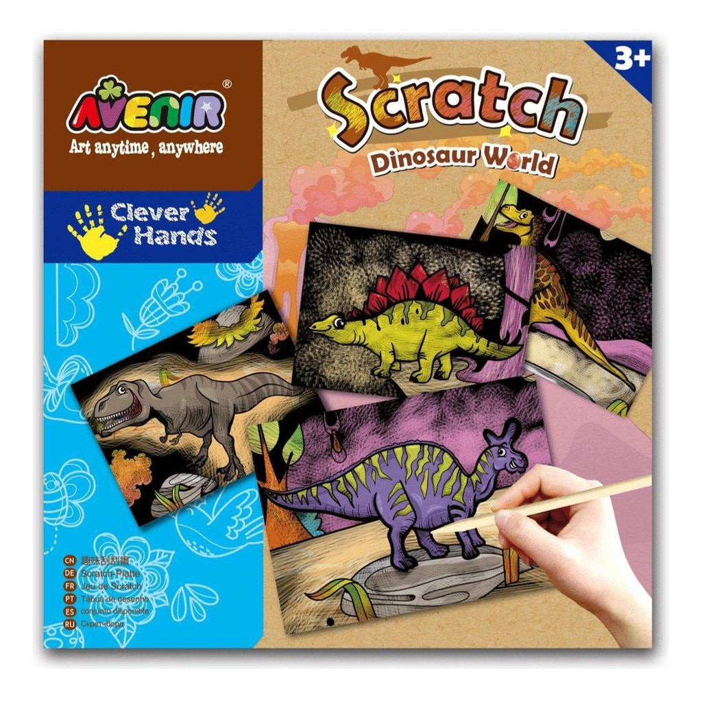Rosy Brown Scratch 4 Animals Toyzoona scratch-4-animals-toyzoona.jpg Stationary, Arts and Crafts