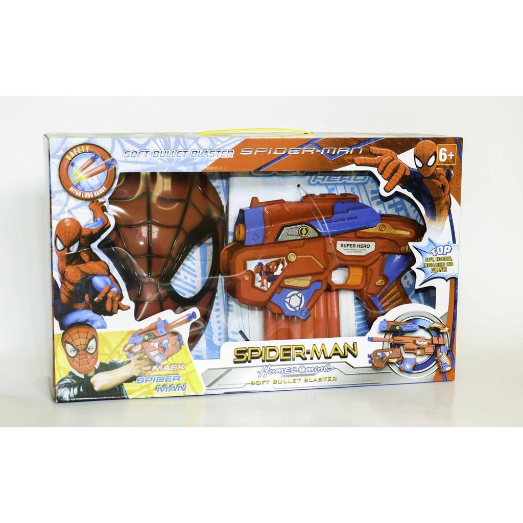 Light Gray Spiderman Gun SB272C - Hero Action Toy Toyzoona spiderman-gun-sb272c-toyzoona.jpg Battling Toys