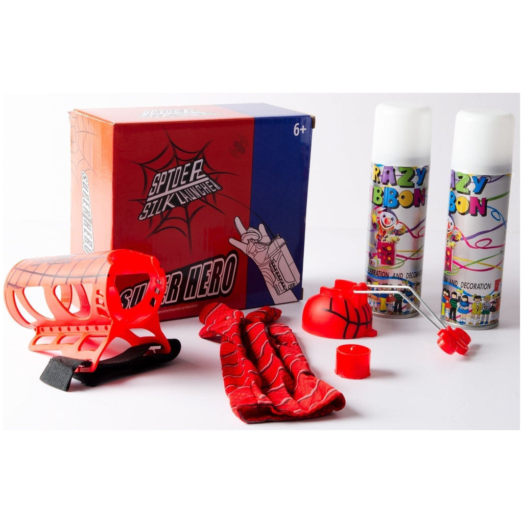 Light Gray Spiderman Web With 2 Bottle - Web-Shooting Hero Playset Toyzoona spiderman-web-with-2-bottle-toyzoona.jpg Action Toys