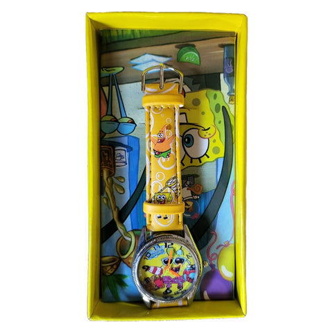 Dark Slate Gray Spongebob Watch Analogue with Playful Design JAK INDUSTRIES LTD spongebob-watch-analogue-toyzoona.jpg Costume, Dress Up and Apparel