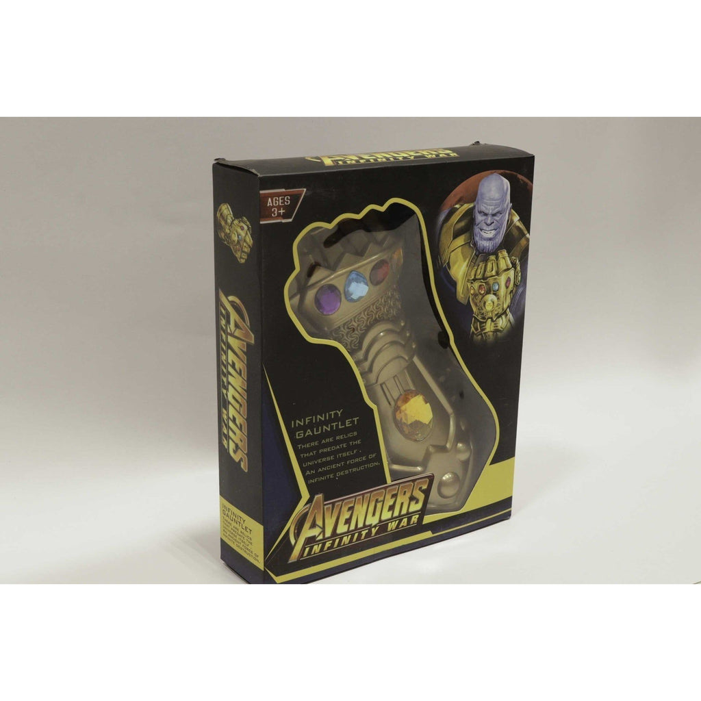 Gray Thanos Glow Hand With Cape - Light-Up Infinity Villain Set Toyzoona thanos-glow-hand-with-cape-toyzoona.jpg Action Toys