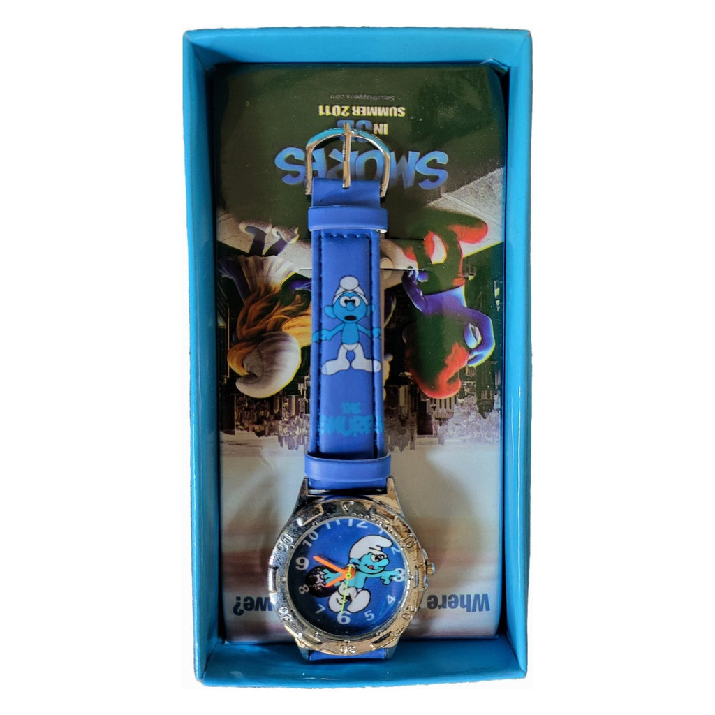 Dark Slate Gray The Smurfs Watch Analogue JAK INDUSTRIES LTD the-smurfs-watch-analogue-toyzoona.jpg