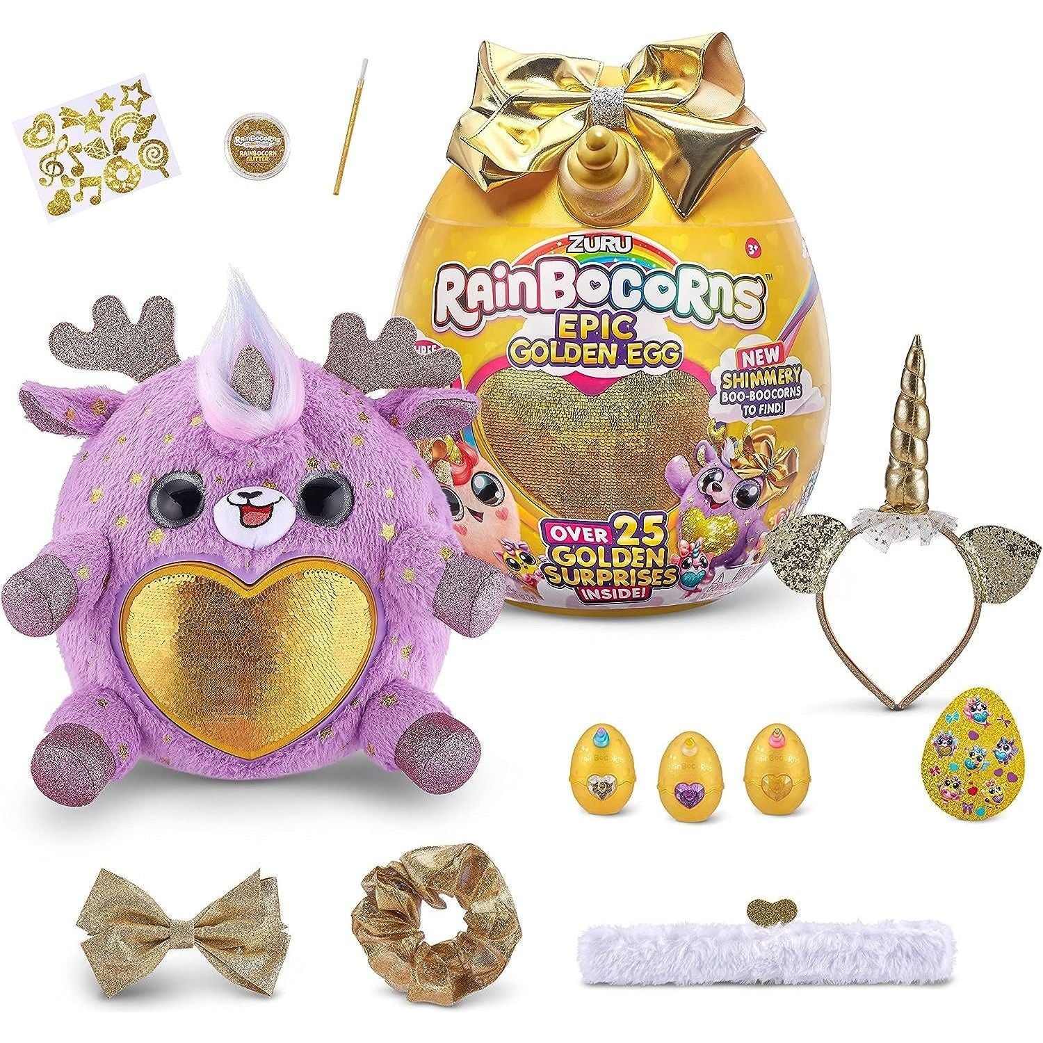 Get Zuru Rainbocorns Golden Egg Toy for Kids with Rare Surprises
