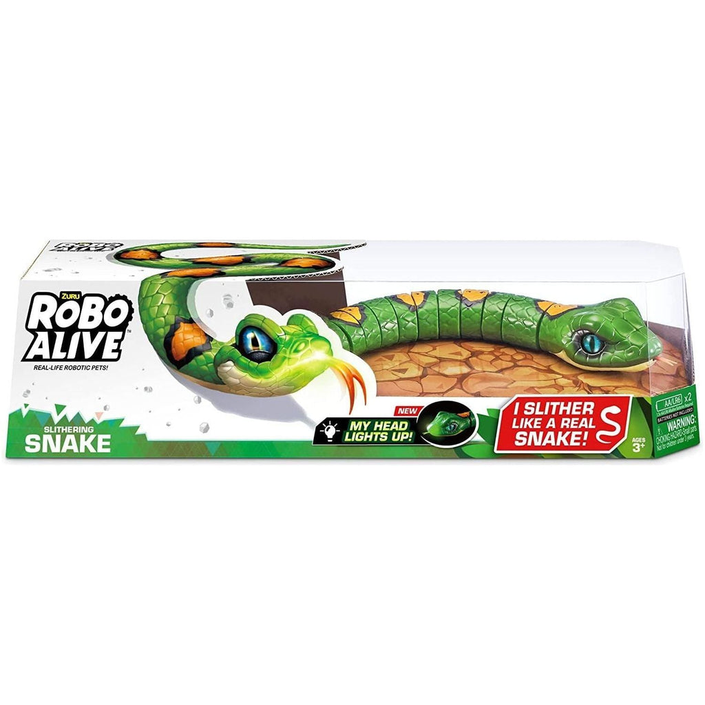 Dark Slate Gray Zuru Robo Alive Robotic Snake 7150 - Slithering Reptile Robot Toyzoona zuru-robo-alive-robotic-snake-7150-toyzoona-1.jpg Action Toys