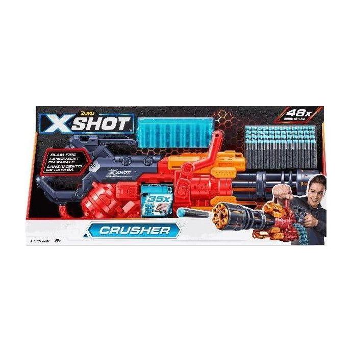 Tan Zuru X Shot Excel Crusher 36382 - Heavy Power Blaster Toyzoona zuru-x-shot-excel-crusher-blaster-36382-toyzoona.jpg Battling Toys
