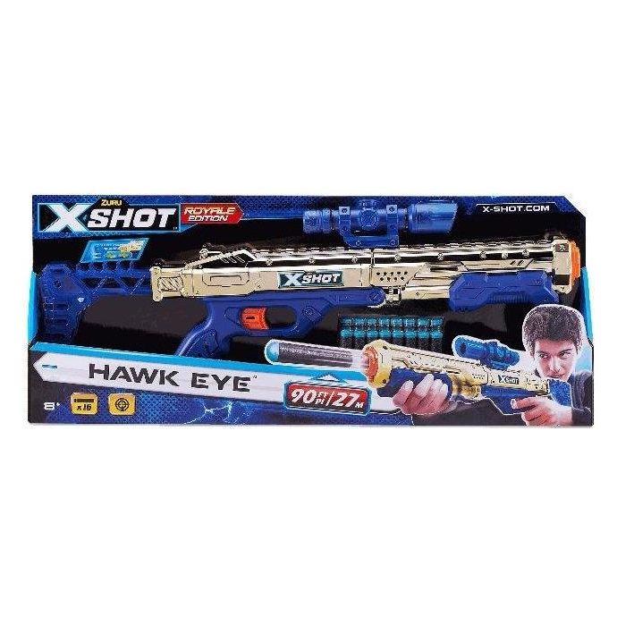 Light Gray Zuru X Shot Excel Hawk Eye Golden 36479 - Limited Edition Blaster Toyzoona zuru-x-shot-excel-hawk-eye-golden-36479-toyzoona.jpg Battling Toys